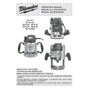 Milwaukee 48-10-5600 Router manual cover