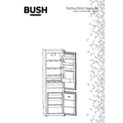 Bush BIE7030FF 9228443 Refrigerator manual cover