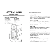 Matsui MAT200 manual cover