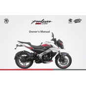 Bajaj Pulsar NS160 manual cover