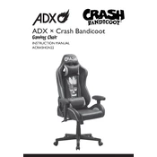 ADX Crash Bandicoot ACRASHGN22 Chair manual cover