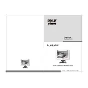 Pyle PLHR97W Monitor manual cover