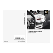 Smart Fortwo Audio System 2017 Car manual cover