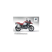 BMW R 1200GS Adventure 2017 Motorcycle manual cover