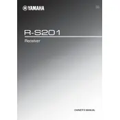 Yamaha R-S201 Receiver manual cover