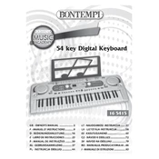 Bontempi 16 5415 Digital Keyboard manual cover