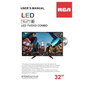 RCA RTDVD3215-D TV manual cover