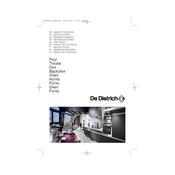 De Dietrich DOC710BH Oven manual cover