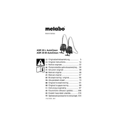 Metabo ASR 35 L AutoClean Vacuum Cleaner manual cover