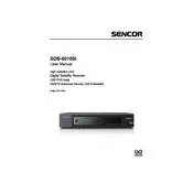 Sencor SDB-6010SI Receiver manual cover