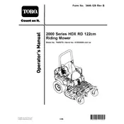Toro HDX RD 2000 Series 74456TE Mower