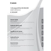 Canon imageRUNNER ADVANCE C350P manual cover