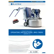 Blastrac BMG-780RS Grinder manual cover