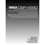 Yamaha DSP-A590 Amplifier manual cover