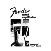 Fender Tone-Master 081-2000-000 120V Amplifier manual cover