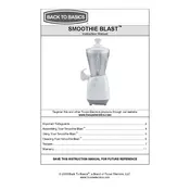 Back To Basics L5727 SITSJRP Smoothie Maker manual cover