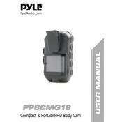 Pyle PPBCMG18 Camera manual cover