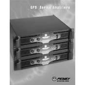 Peavey GPS Series Amplifier manual cover