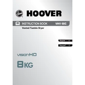 Hoover VHV 68C-80 manual cover