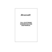 Brandt WFS0835A Washing Machine manual cover