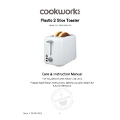 Cookworks 9167009 TA01310A-GS Toaster manual cover