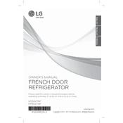 LG LFCS25426D Refrigerator manual cover