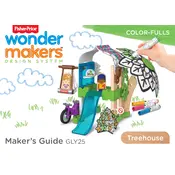 Fisher Price Mattel Wonder Makers Treehouse GLY25 Toy manual cover