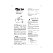 Clarke 7210102 CPP3000B Drill-Powered Pump manual cover