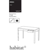 Habitat Albion ALB-D-12-UK-A 1147663 Desk manual cover