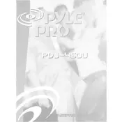 Pyle PDJ450U USB Player manual cover