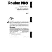 Poulan Pro ET17 Trimmer manual cover