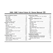 GMC Yukon 2005 manual cover