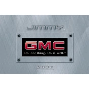 GMC Jimmy 2000 manual cover