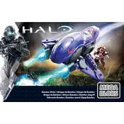 Mega Bloks Mattel Halo Banshee Strike CNG65 Construction Set manual cover