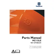 Husqvarna MZ 52LE 967 277404-01 Lawn Mower manual cover