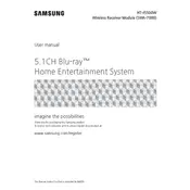 Samsung HT-J5500 Home Theater System manual cover