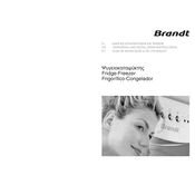 Brandt D3320 Refrigerator manual cover