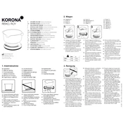 Korona 76121 Scale manual cover