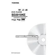 Toshiba SD2010KE DVD Player manual cover