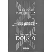 Yamaha MDP2 Dou-10 Disk Orchestra manual cover