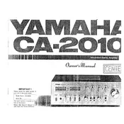 Yamaha CA-2010 Amplifier manual cover