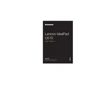 Lenovo IdeaPad U510 Laptop manual cover