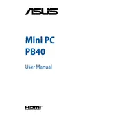 ASUS Mini PC PB40 Computer manual cover