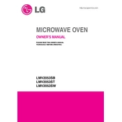 LG LMV2053SB LMV2053SB.AB1ELGA Oven manual cover