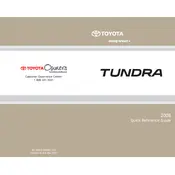 Toyota Tundra 2008 Truck manual cover