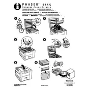 Xerox Tektronix Phaser 2135 Repacking Instruction Printer manual cover