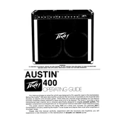 Peavey Austin 400 Speaker manual cover