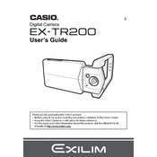 Casio EXTR200 Camera manual cover