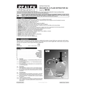 Sealey MS156 Extractor manual cover