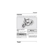 Triumph Thunderbird ABS 1700 2010 Motorcycle manual cover